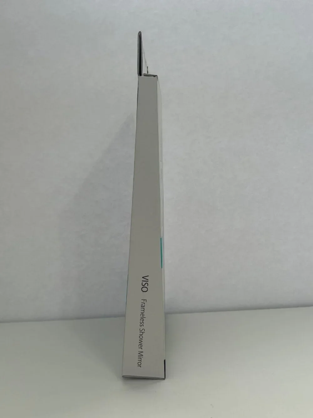VISO Frameless Fog-Resistant Shower Mirror w/ Integrated Razor Hook NEW in box